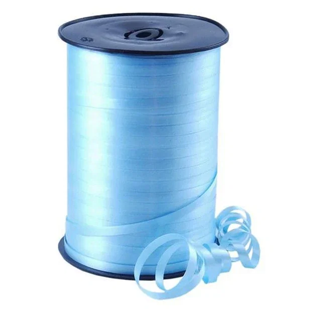 Image of Pale Blue Curling Balloon Ribbon - 500m