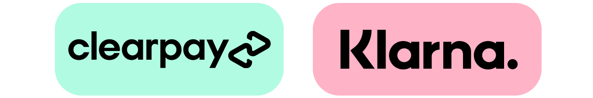 Clearpay and Klarna logos