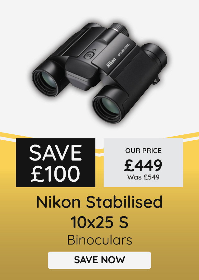 Nikon Stabilised 10x25 S Binoculars
