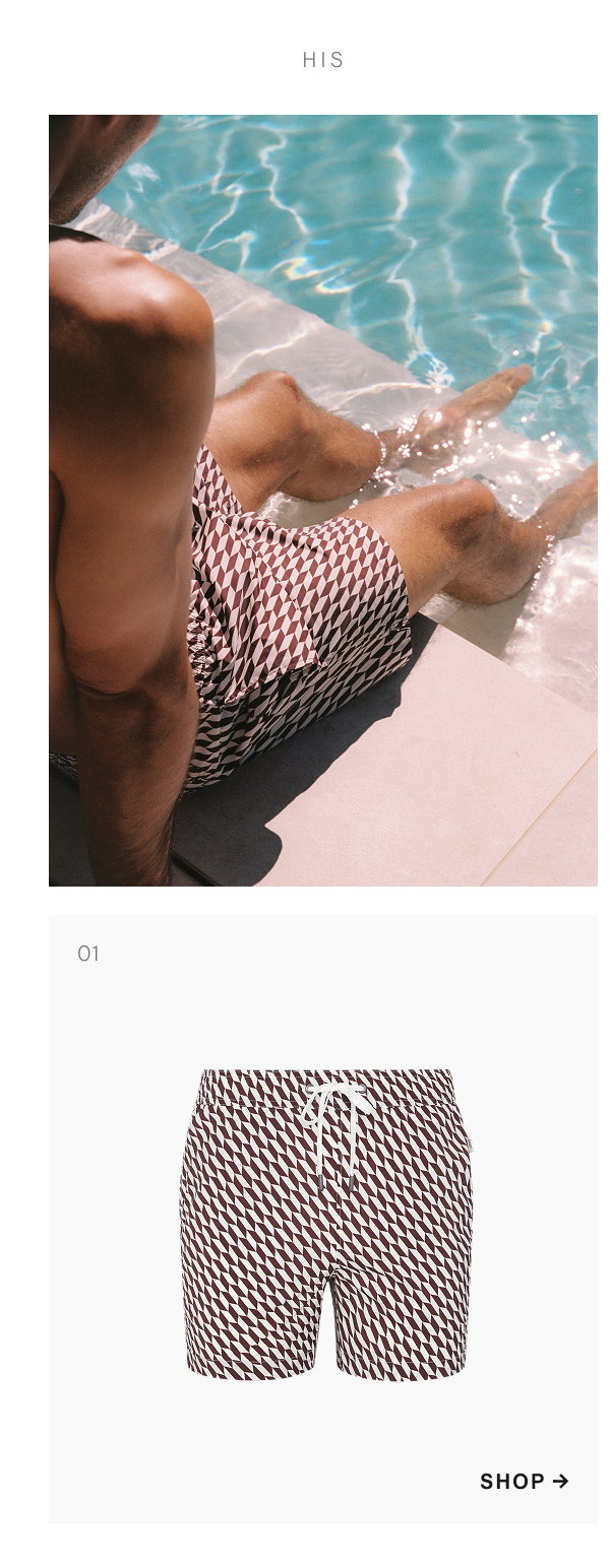 Charles 5 Swim Trunk
