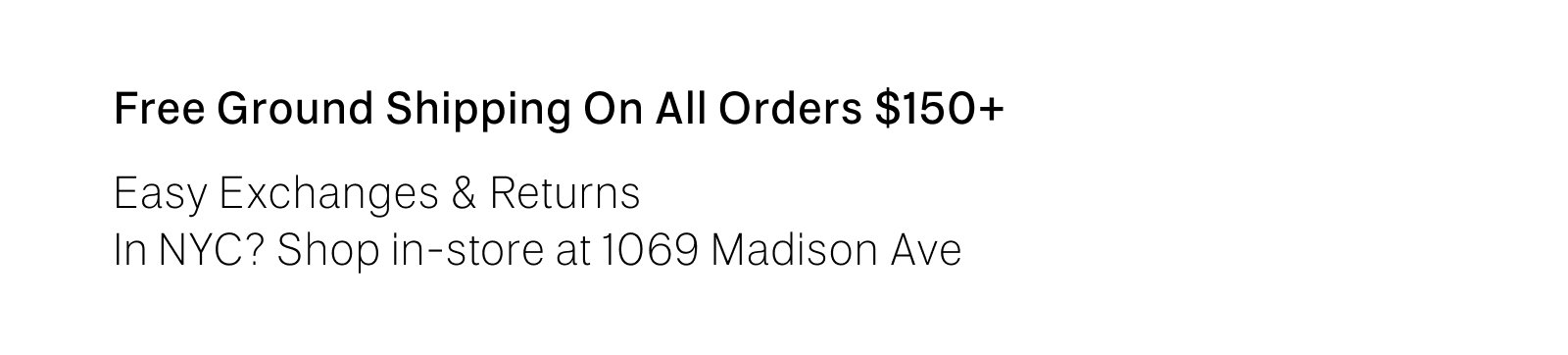 Onia Free Ground Shipping On All Orders $150+