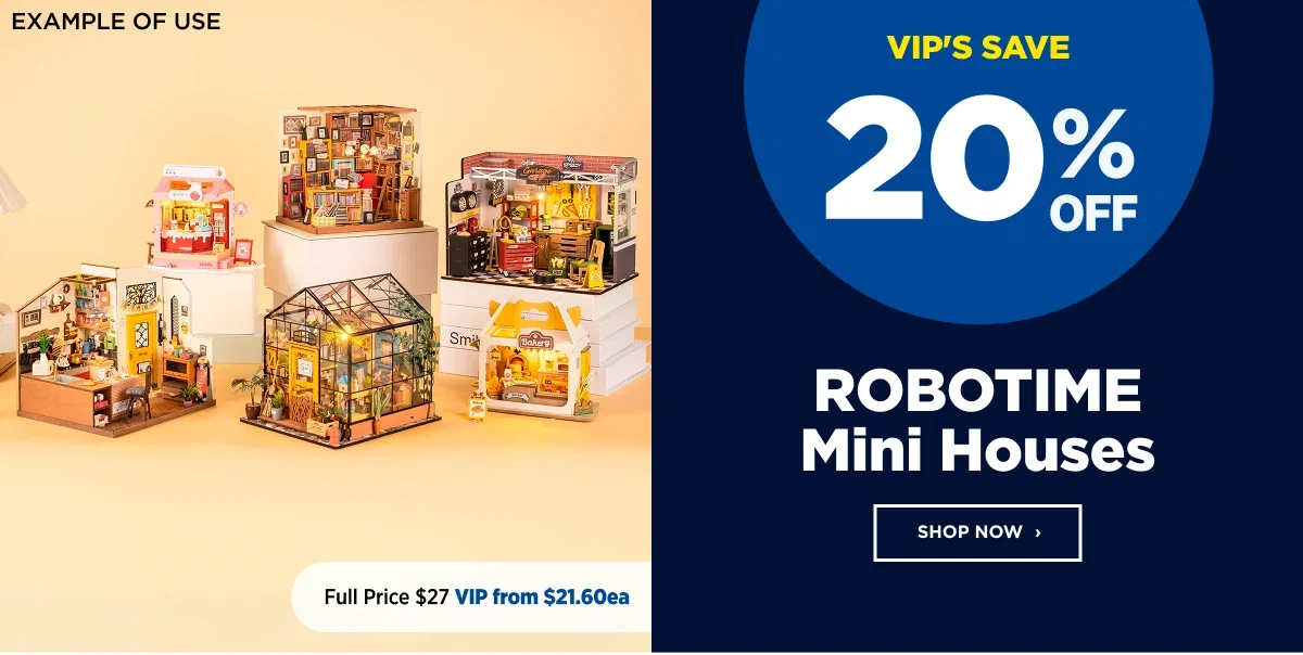 ROBOTIME Mini Houses