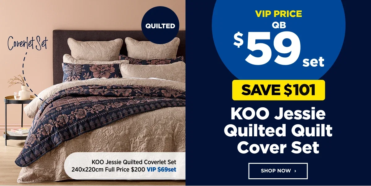 KOO Jessie Quilted Quilt Cover Set