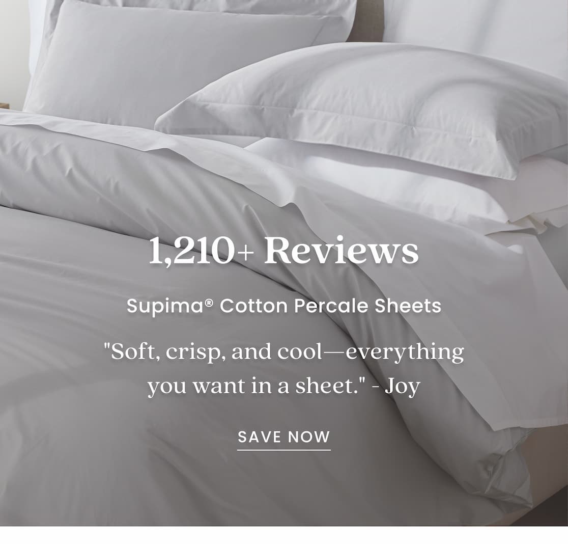 Premium Cool Supima Cotton Percale Bed Sheet 