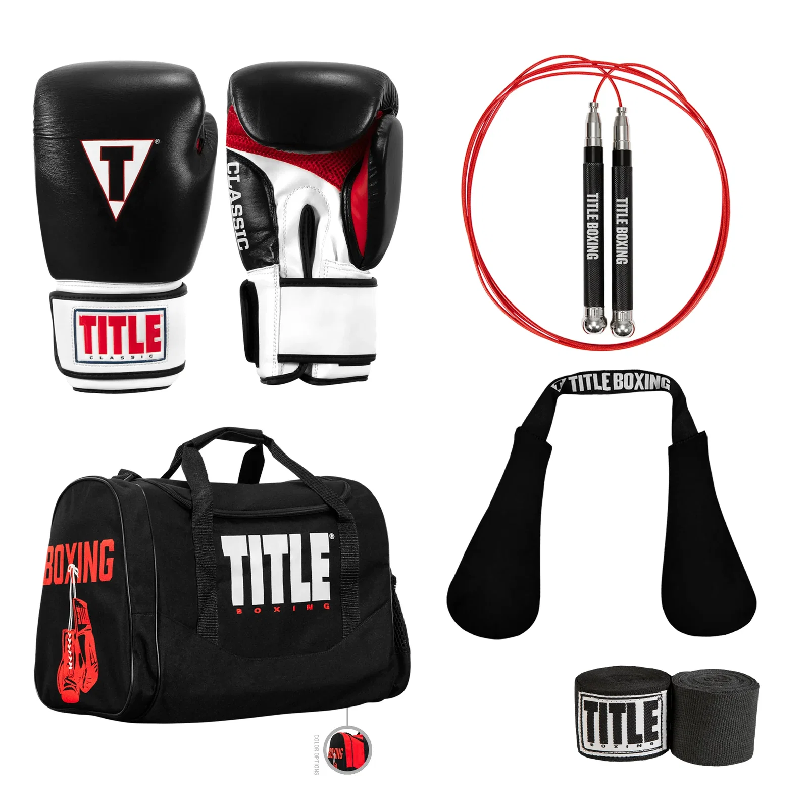Image of TITLE BOXING BAG GLOVE WORKOUT BUNDLE