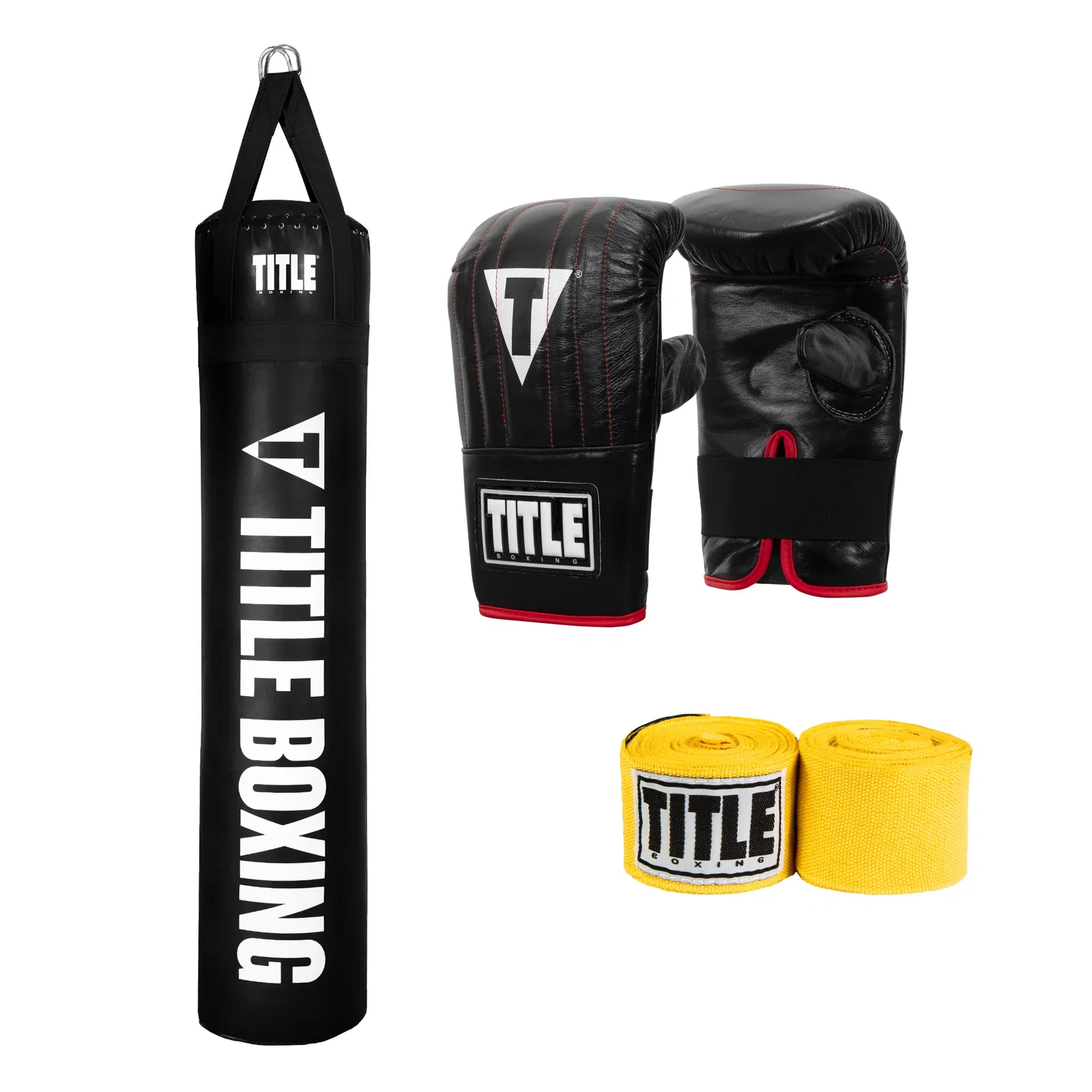 Image of TITLE BOXING HEAVY BAG & MITT BUNDLE<br> <br>