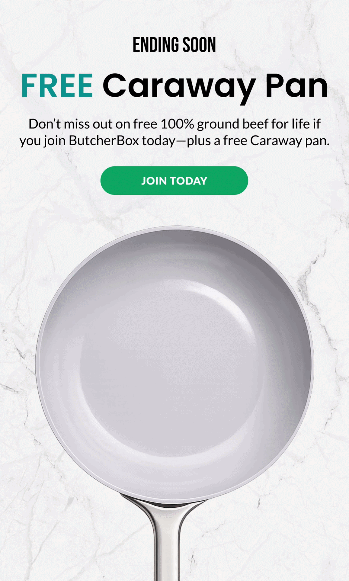 ENDING SOON - Free Caraway Pan | JOIN TODAY