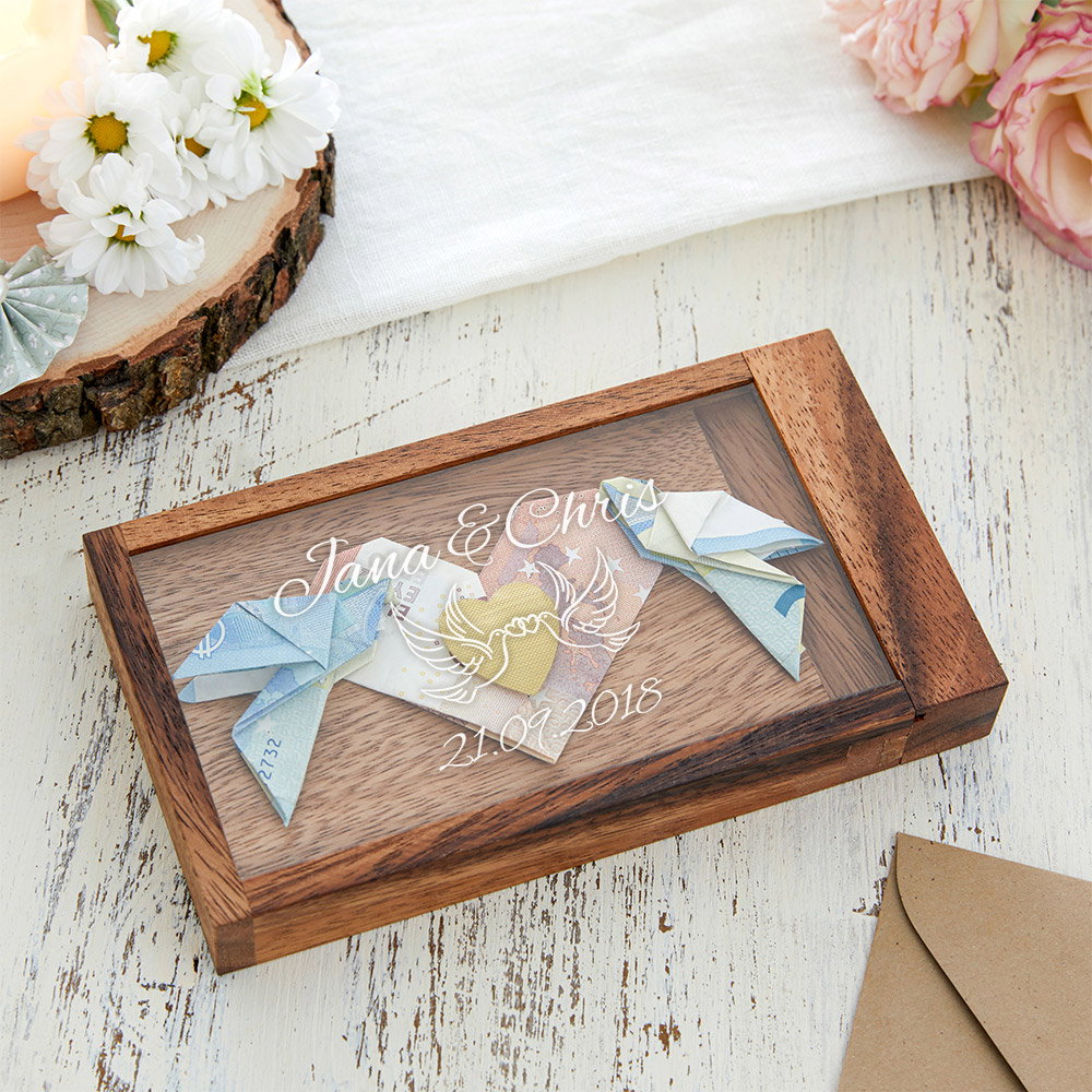 Image of Magische Geldgeschenkbox zur Hochzeit - Personalisiert