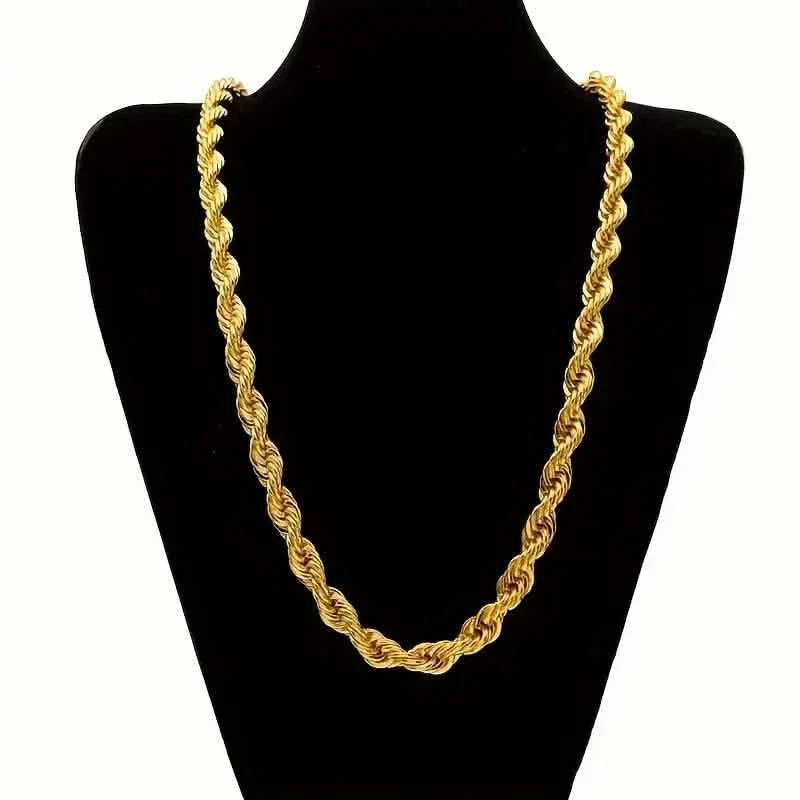 Image of European Classic Twist Necklace Rope Chain