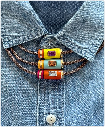 The Cylinder Cord Necklace