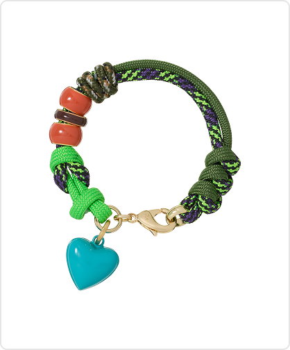 The Super Size Happy Cord Bracelet