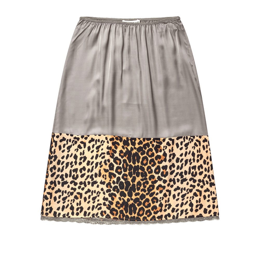 Image of Vatosha Slip Skirt - Animal