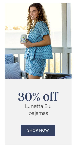 30% off Lunetta Blue Pajamas