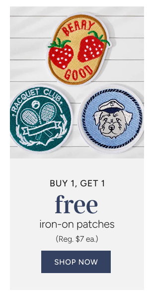 Patches Buy One Get One Free (reg. $7 ea)