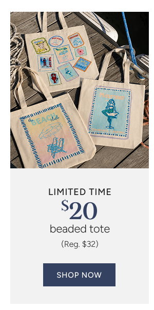 Beaded Tote Special Price $20 (reg. $32)