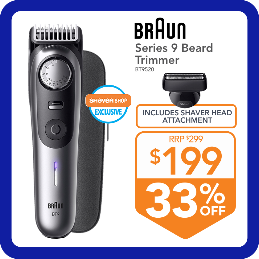 Series 9 Waterproof Beard Trimmer with 7 Barbering Tools & Accessories
