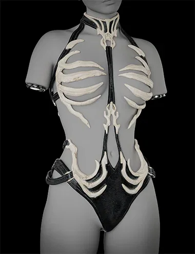 BW Skeleton Grip Outfit For Genesis 8, 8.1 and 9 Females