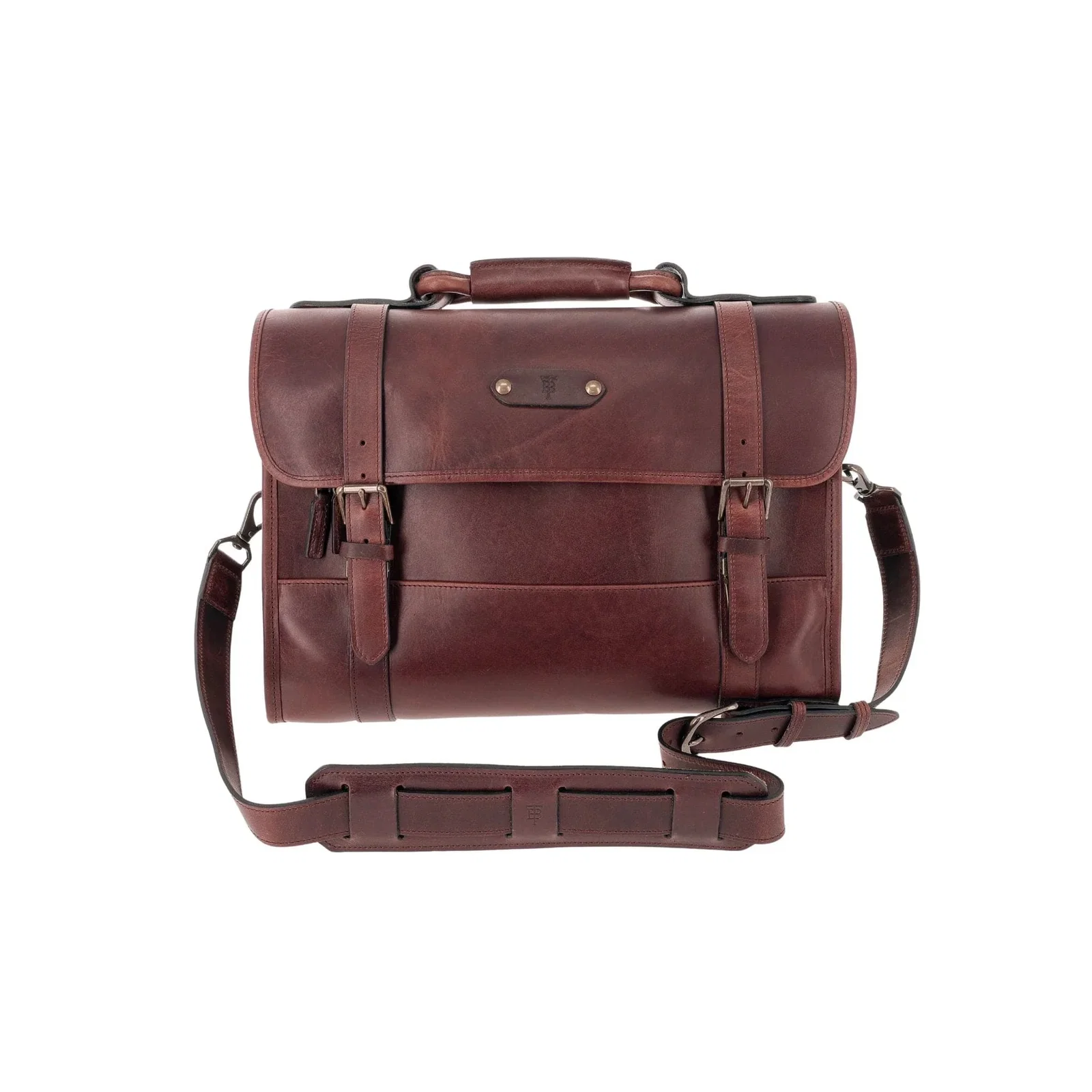 Image of Leather Messenger Bag