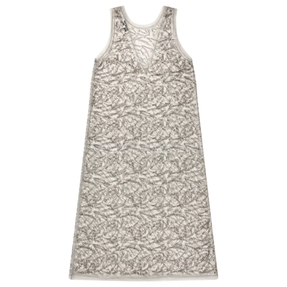Image of Varika Sequin Dress - Gun Metal