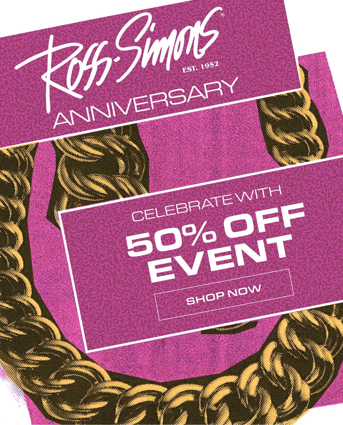 Celebrate With 50% Off Event. Shop Now