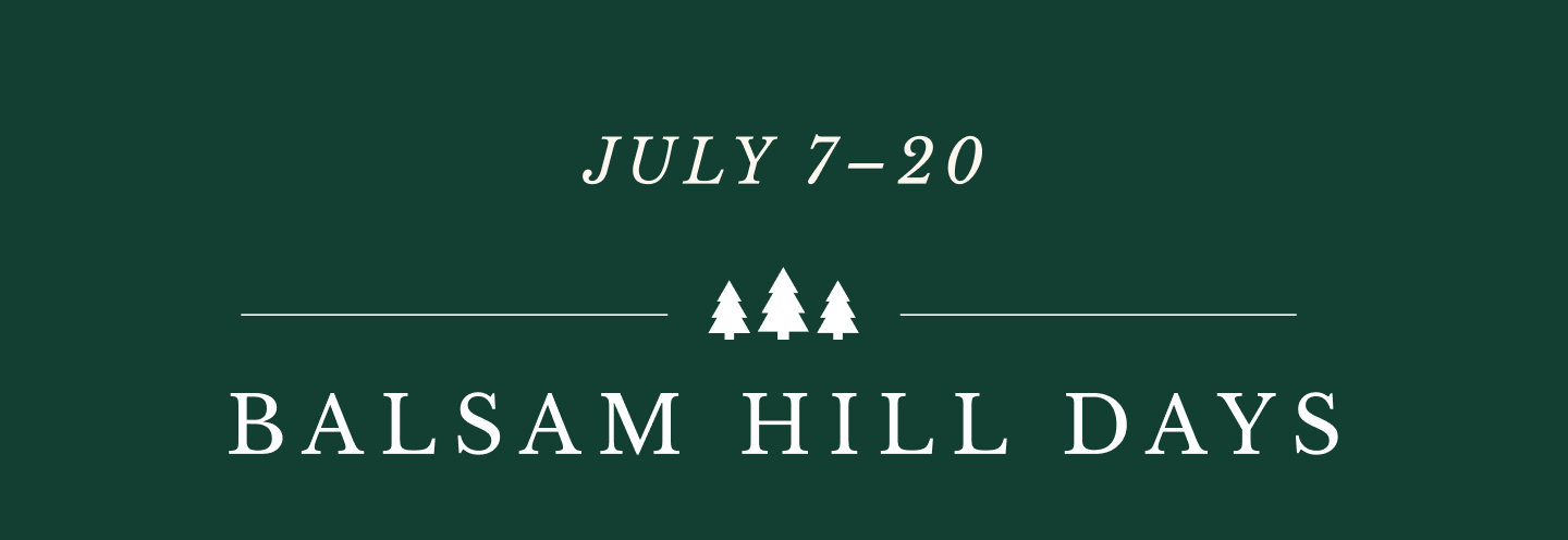 Balsam Hill Days banner - July 7-20