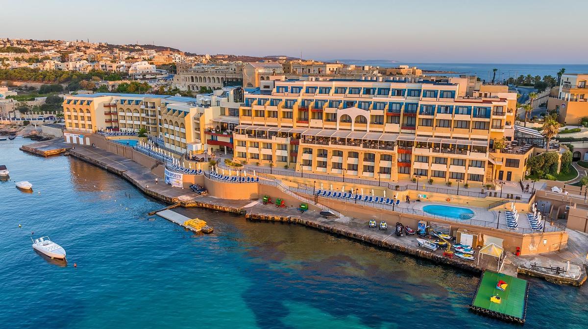 Malta Oceanfront Escape in the Heart of St Julian's with Daily Breakfast, Guaranteed Sea Views & Dinner
