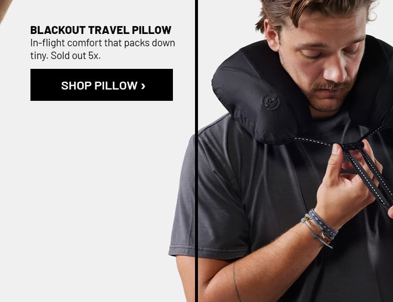 Blackout Travel Pillow