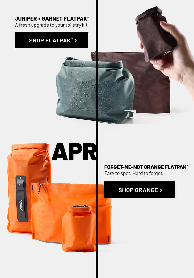 Juniper + Garnet + Orange FlatPak