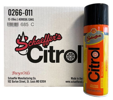 Schaeffer 266-011 Citrol Cleaner and Industrial Degreaser | 12-CASE