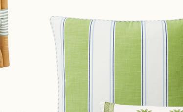 Perennials Port Stripe Outdoor Pillow Cover
