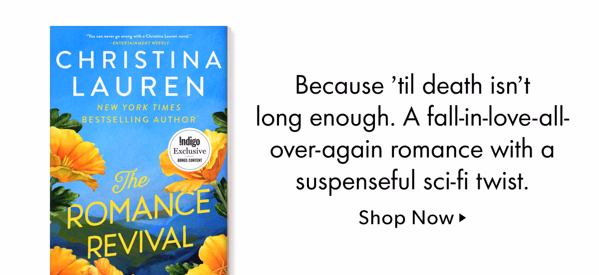 Because 'til death isn't long enough. A fall-in-love-all- over-again romance with a suspenseful sci-fi twist.