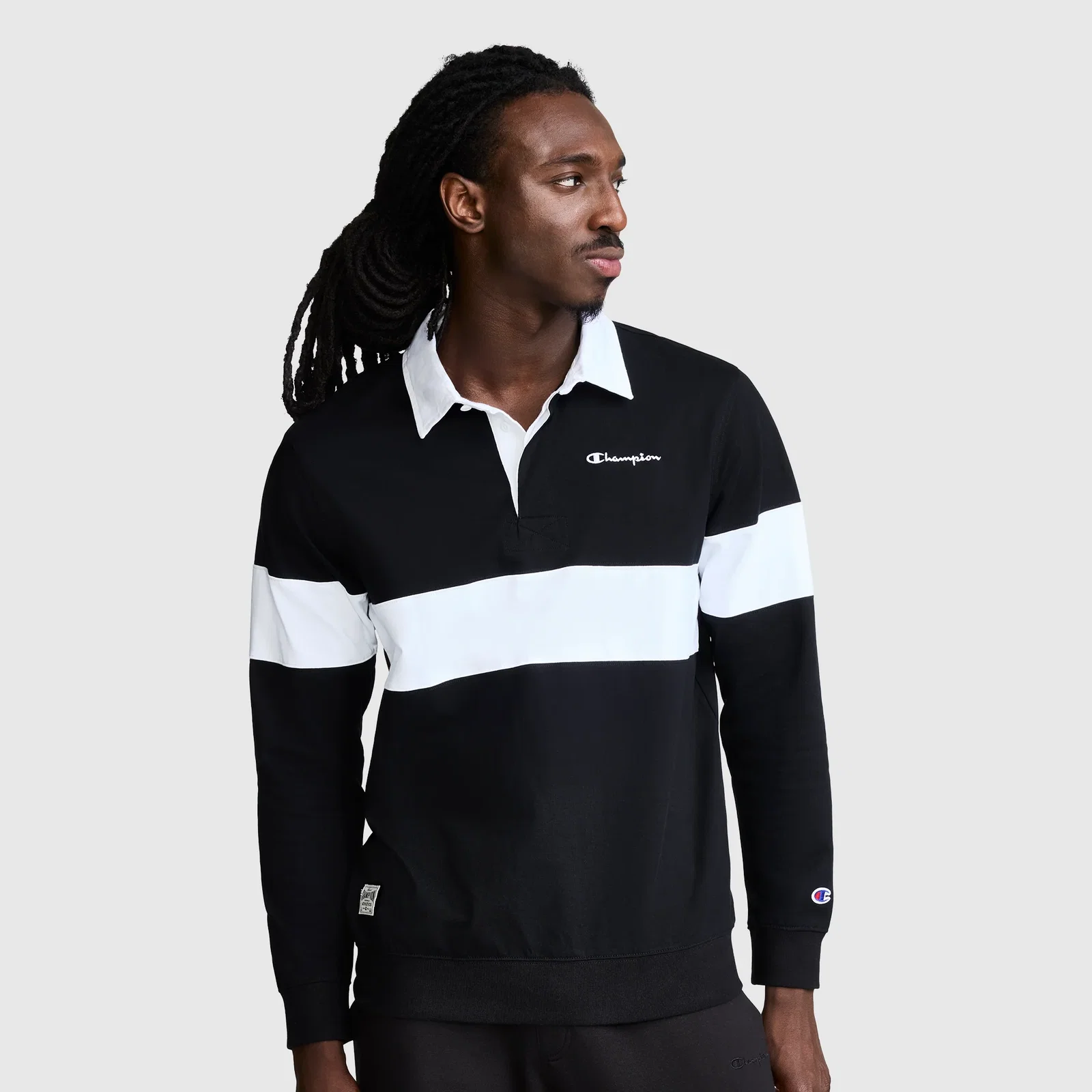 Image of Striped Rugby Shirt