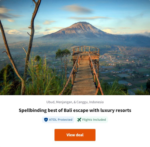 Spellbinding best of Bali escape with luxury resorts
