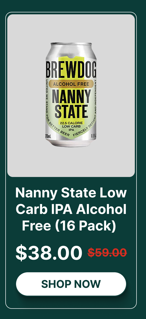 Brewdog Nanny State Low Carb IPA Alcohol Free – 16 Pack