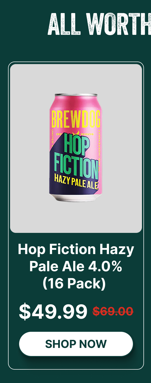 Brewdog Hop Fiction Hazy Pale Ale – 16 Pack