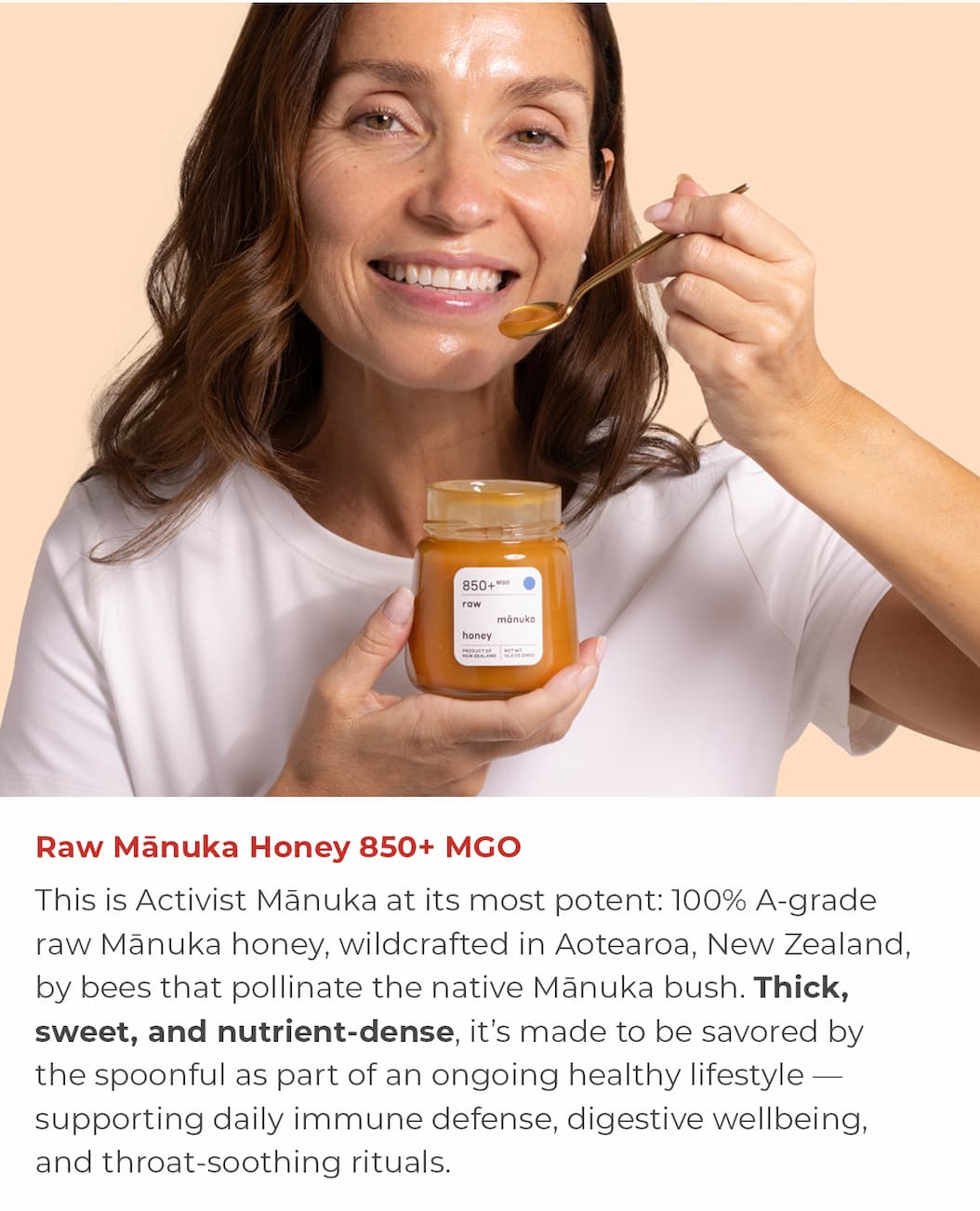 Raw Mānuka Honey 850+ MGO