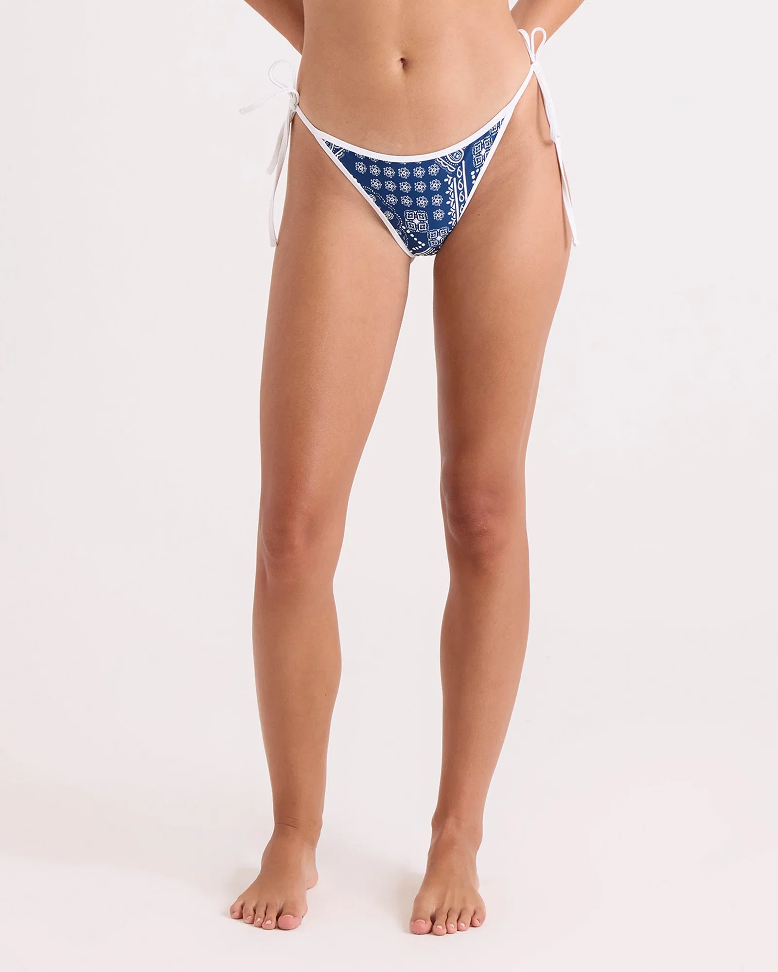 Image of Women's  Bandana Tie Side Teeny Reversible