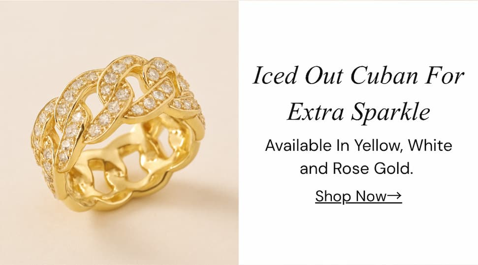Iced Out Cuban For Extra Sparkle