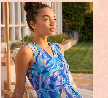 Floral Print Wrap Chiffon Midi Dress