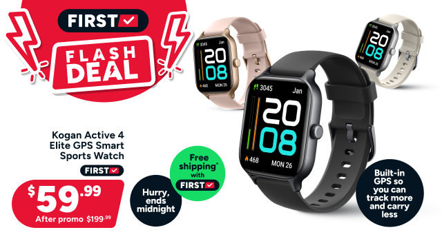 Kogan Active 4 Elite GPS Smart Sports Watch