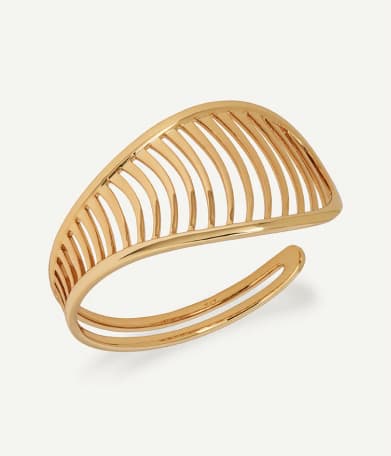 Brazalete rígido volumen Nereida