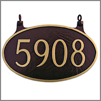 Hanging Address Plaques