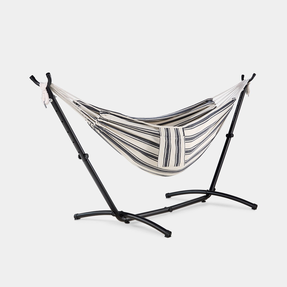 Image of Ibiza 2 Person Cotton Hammock with Stand
