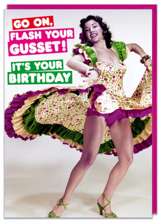 Image of Go On, Flash Your Gusset Card