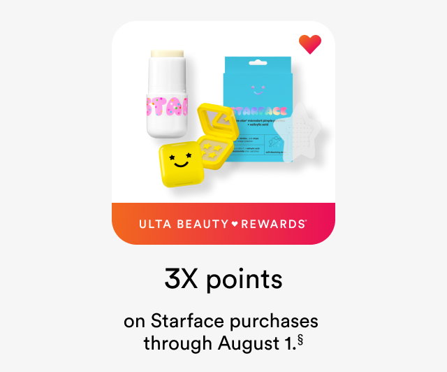 3x points on Starface purchases through August 1