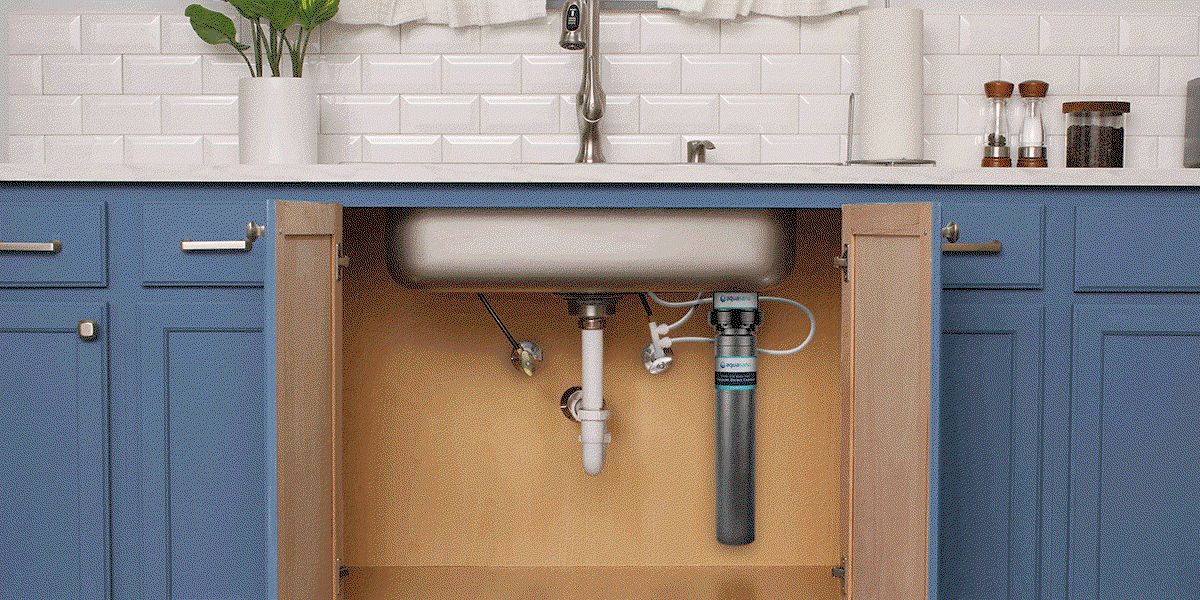 Direct Connect Filter System installed under a sink
