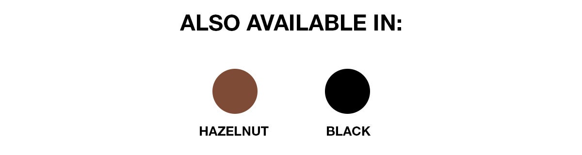 A.PC. text with color swatches showing Hazelnut & Black colors