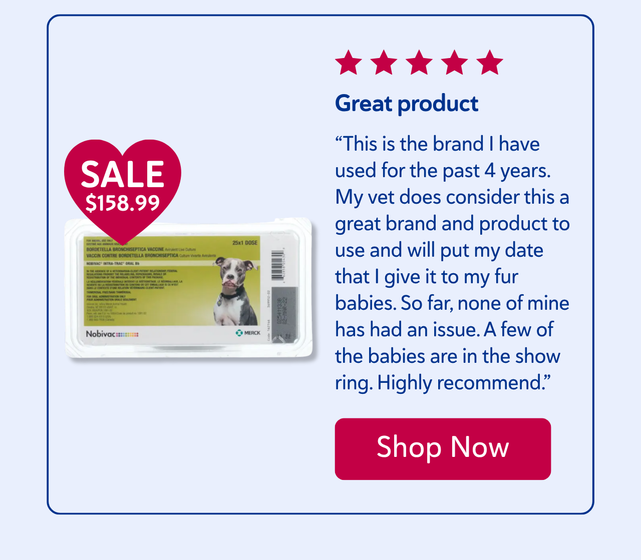 Nobivac® Canine Intra-Trac® Oral Bb