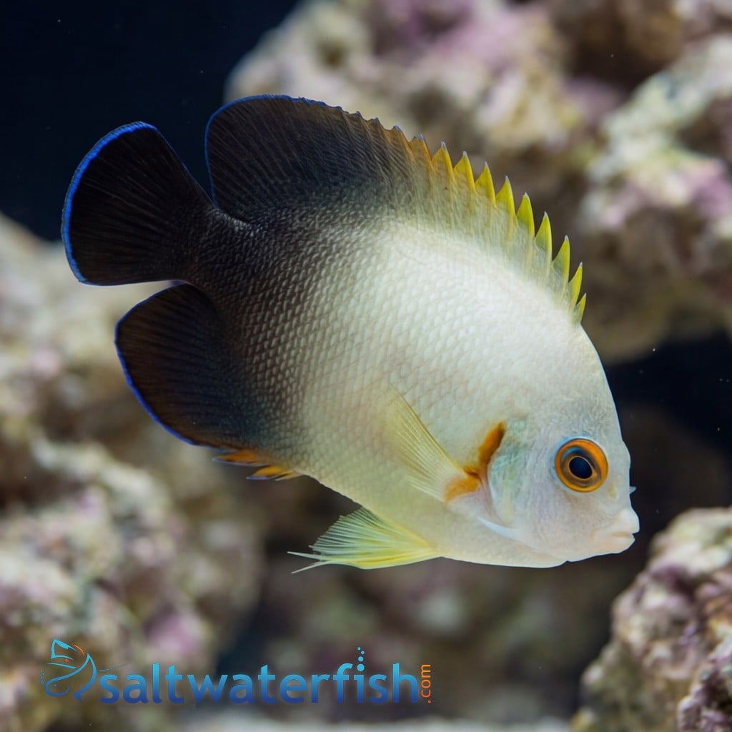 Half Black Angelfish featured specimen