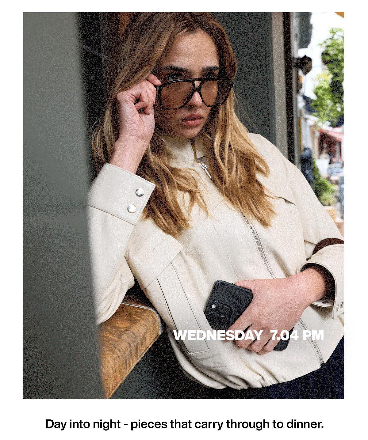 Day into night - with the Alara Jacket.